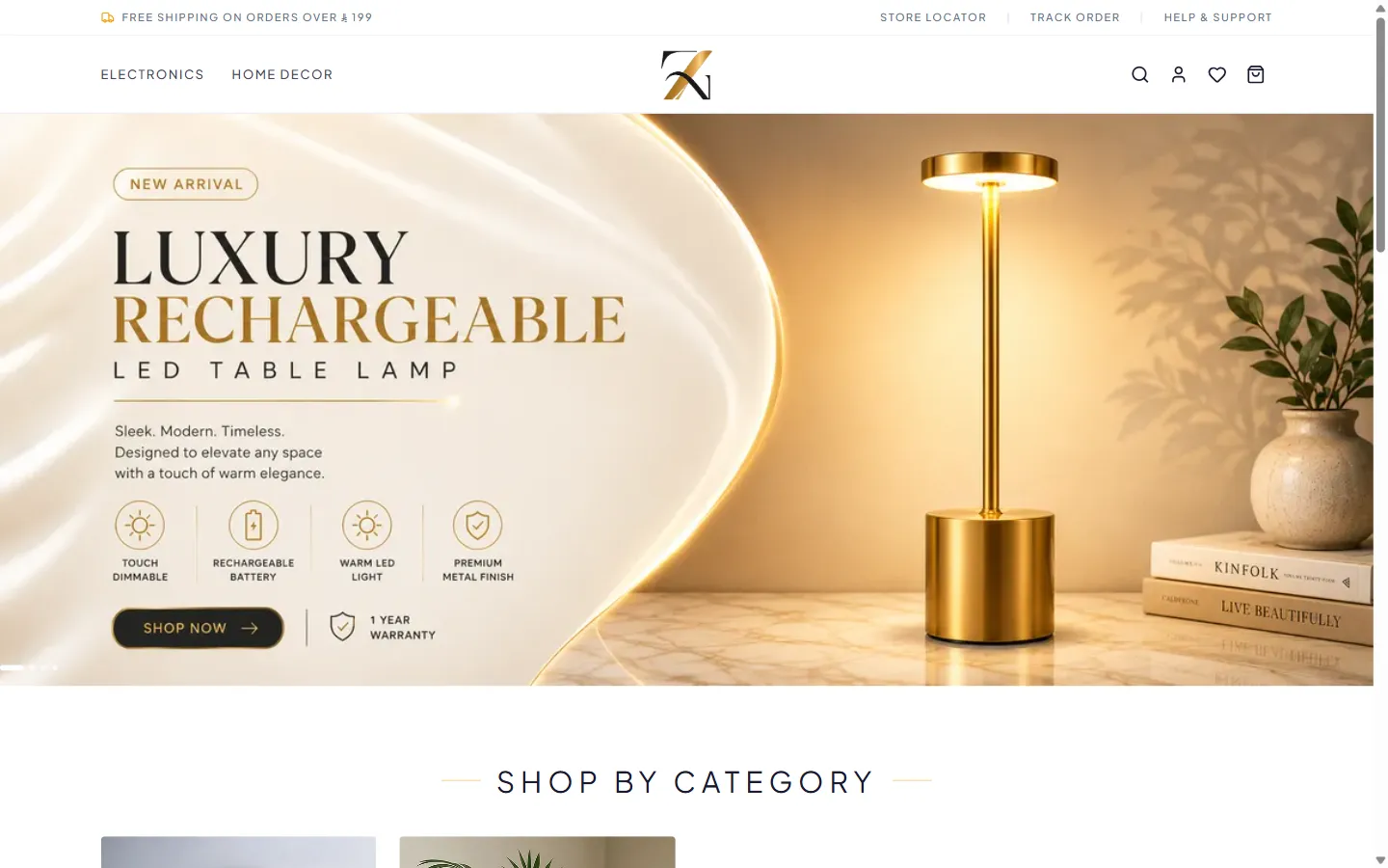 ZEN website homepage